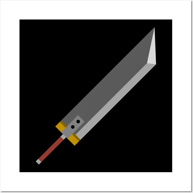 Buster Sword Wall Art by inotyler